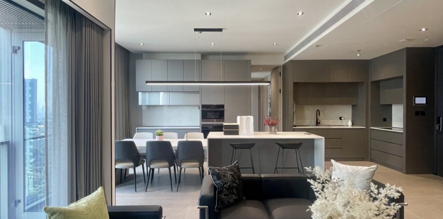 Кондоминиум с 2 спальнями в Ваттхане, Бангкок, Таиланд № 157401