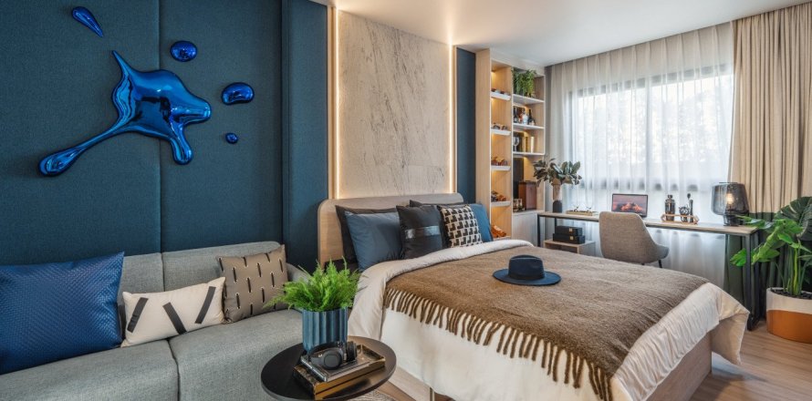 Condo à Phuket, Thaïlande, 1 chambre à The Base Bukit № 180287