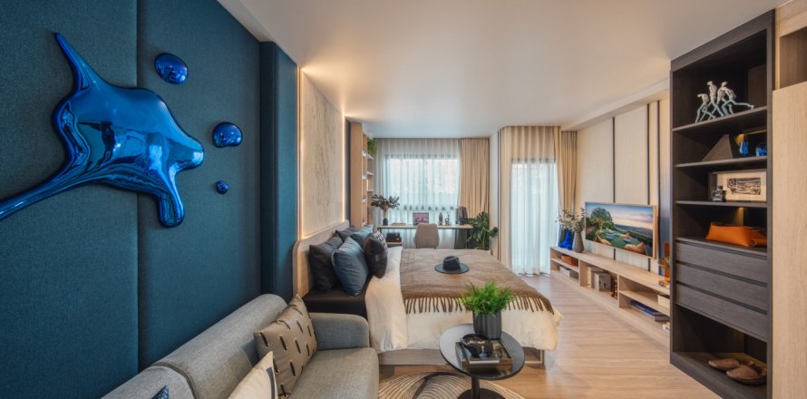 Condo à Phuket, Thaïlande, 2 chambres à The Base Bukit № 180288