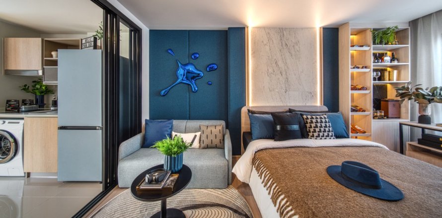 Condo à Phuket, Thaïlande, 1 chambre à The Base Bukit № 180286