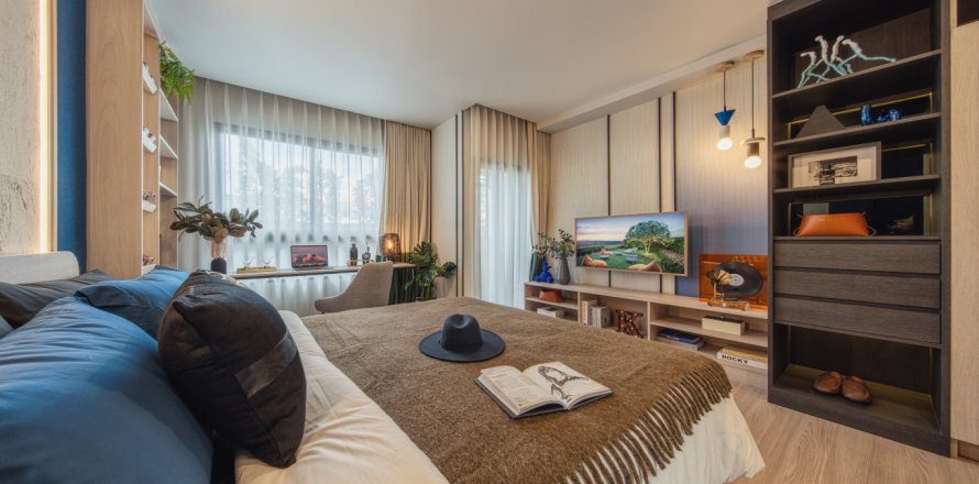 Condo à Phuket, Thaïlande, 2 chambres à The Base Bukit № 180289