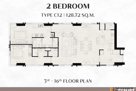 Condo à Bangkok, Thaïlande, 2 chambres  № 186448 - photo 4