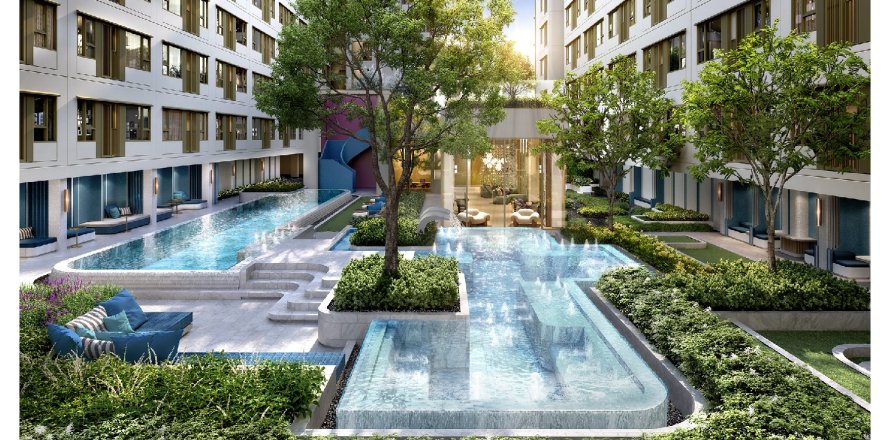 Кондоминиум с 1 спальней в Бангкоке, Таиланд № 170198