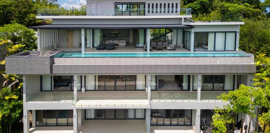 Вилла в Банг Тао, Таиланд с 8 комнатами № 152572