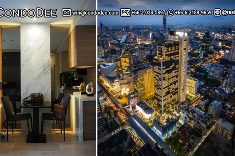 คอนโดมิเนียมในปทุมวัน, กรุงเทพฯ, ประเทศไทย, 1 ห้องนอน № 200845 - รูปถ่าย 1