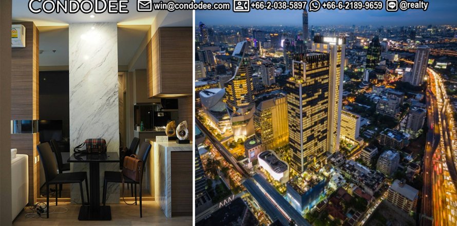 คอนโดมิเนียมในปทุมวัน, กรุงเทพฯ, ประเทศไทย, 1 ห้องนอน № 200845