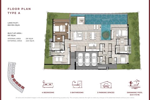 Villa in Phuket, Thailand 4 bedrooms № 165434 - photo 9