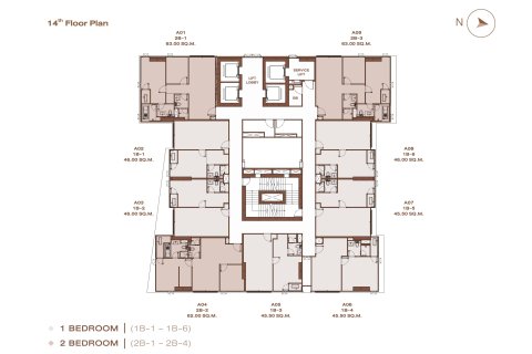 Condo in Bangkok, Thailand, 1 bedroom  № 166958 - photo 21