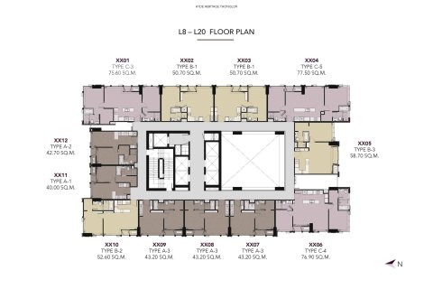 Condo à Bangkok, Thaïlande, 1 chambre  № 166954 - photo 7