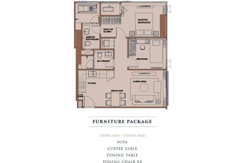 Condo à Bangkok, Thaïlande, 2 chambres  № 166957 - photo 24