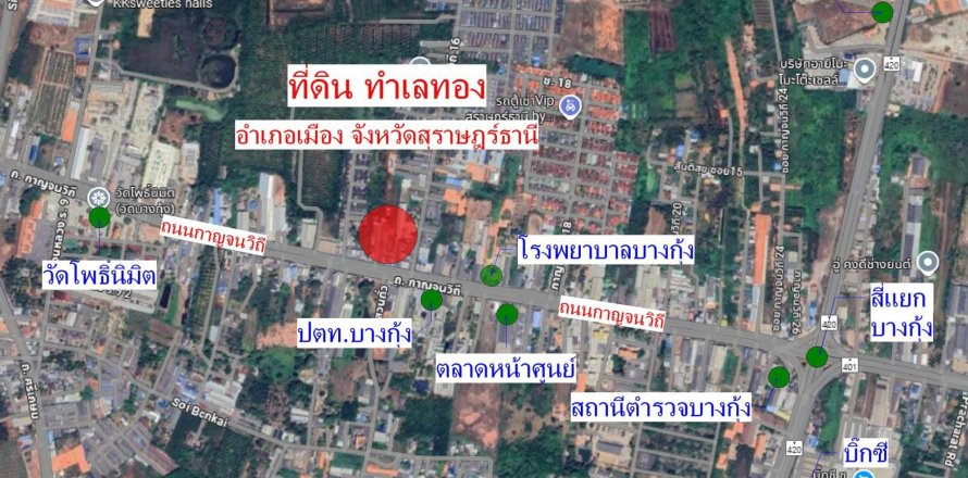 Земельный участок в Сураттхани, Таиланд 1600м2 № 156951