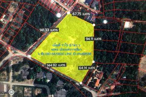 Land in Nakhon Ratchasima, Thailand 17600 sq.m. № 156954 - photo 4