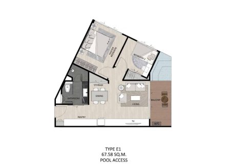 Condo in Phuket, Thailand, 2 bedrooms  № 166640 - photo 18