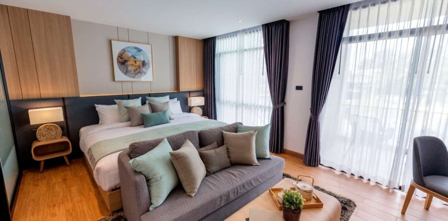 Condo à Phuket, Thaïlande, 1 chambre  № 166642