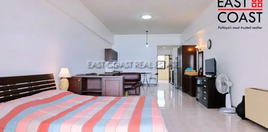 Estudio en el condominio en Jomtien Beach, Pattaya, Tailandia № 212469