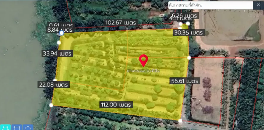 Land in Bang Khla, Thailand 8744 sq.m. № 156638