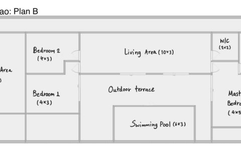 Вилла в Хуа Хине, Таиланд с 2 спальнями  № 166692 - фото 9