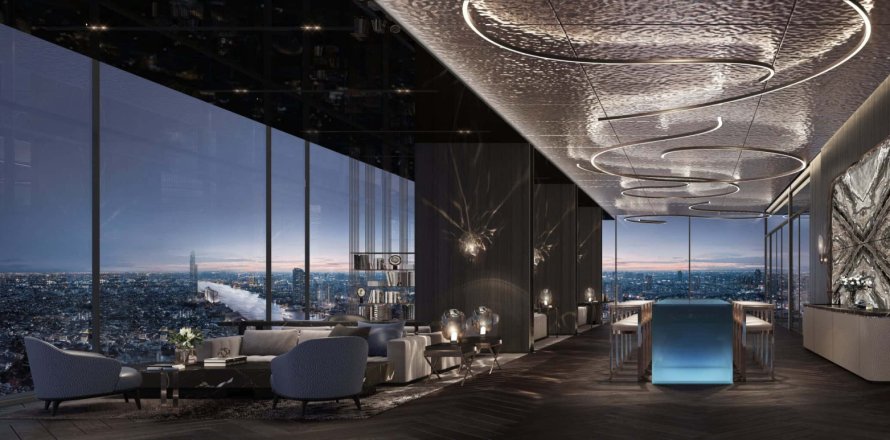 Condo à Bangkok, Thaïlande, 2 chambres  № 166689