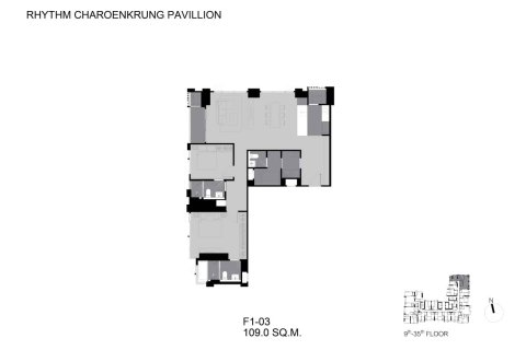 Condo à Bangkok, Thaïlande, 2 chambres  № 166689 - photo 9