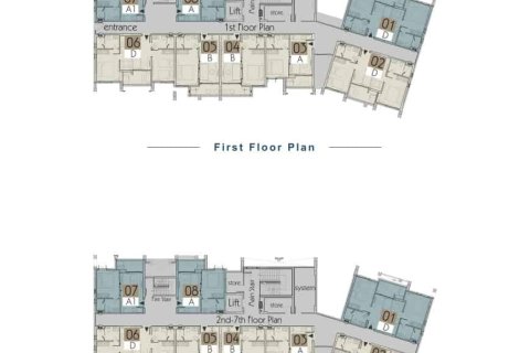 Condo à Phuket, Thaïlande, 1 chambre  № 166687 - photo 13