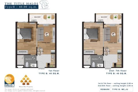 Condo à Phuket, Thaïlande, 1 chambre  № 166687 - photo 12