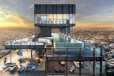 Кондоминиум с 3 спальнями в Бангкоке, Таиланд № 166690