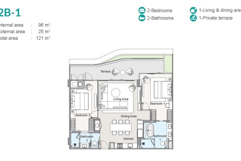 Condo à Bang Tao, Thaïlande, 2 chambres  № 170267 - photo 10