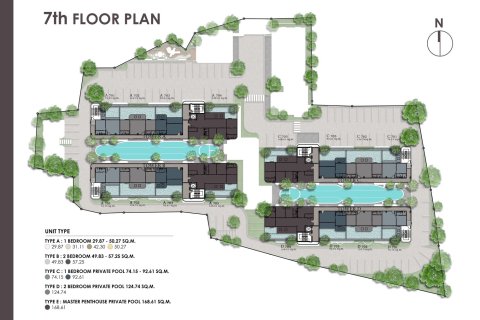 Penthouse in Kamala, Thailand 1 bedroom № 170270 - photo 22