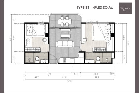Condo à Kamala, Thaïlande, 2 chambres № 170271 - photo 22