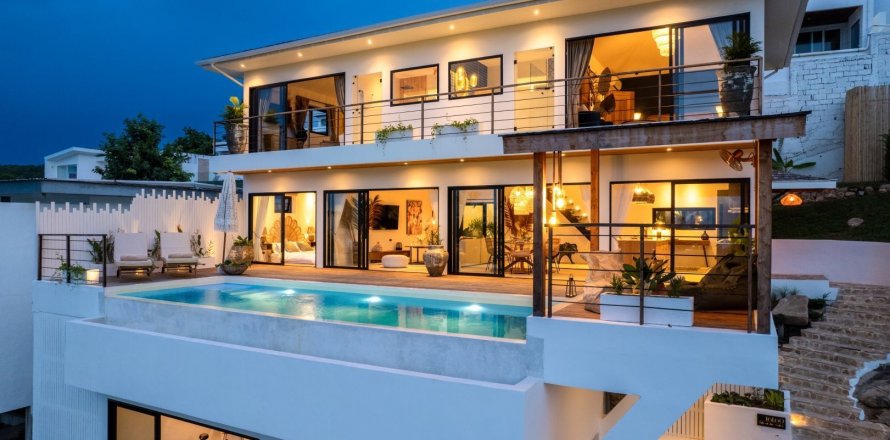 Вилла в Самуи, Таиланд с 3 спальнями  № 145650