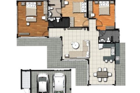 Дом в Паттайе, Таиланд с 3 спальнями  № 171244 - фото 7