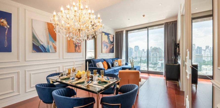 Condo à Bangkok, Thaïlande, 2 chambres № 114014