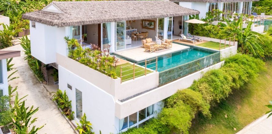 Villa à Ko Samui, Thaïlande 3 chambres № 149492