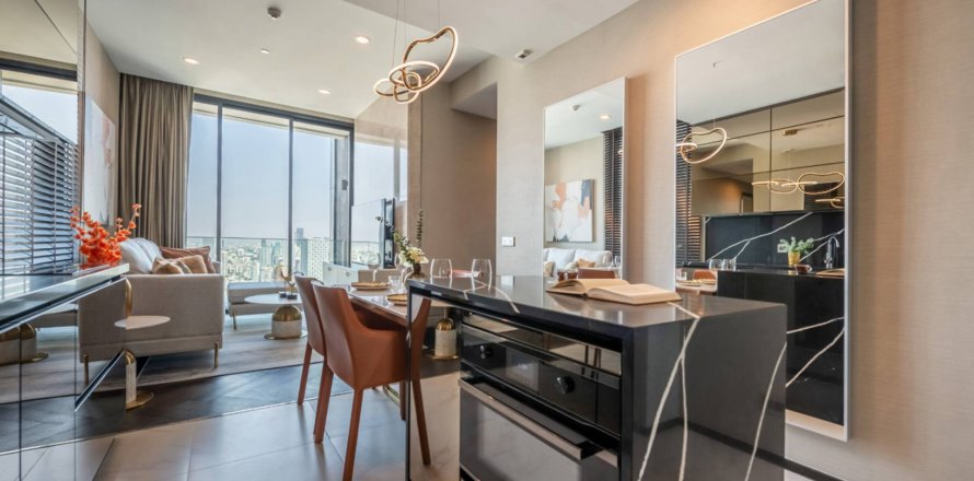 Condo à Bangkok, Thaïlande, 2 chambres  № 180653