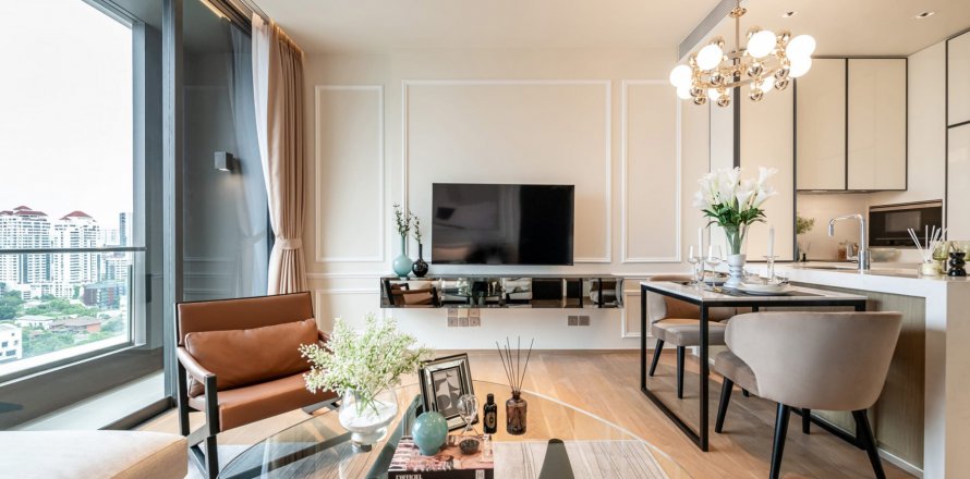 Кондоминиум с 1 спальней в Бангкоке, Таиланд № 143021