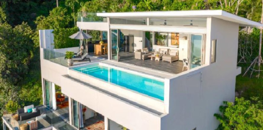 Villa sur Chaweng Beach, Ko Samui, Thaïlande 4 chambres № 194340