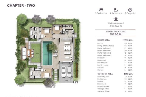 Villa in Bang Tao, Thailand 3 bedrooms № 165399 - photo 9