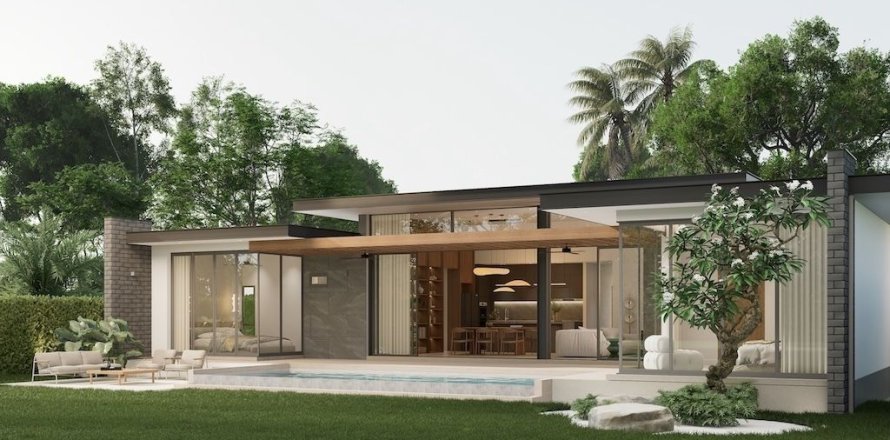 Вилла в Самуи, Таиланд с 3 спальнями  № 158549