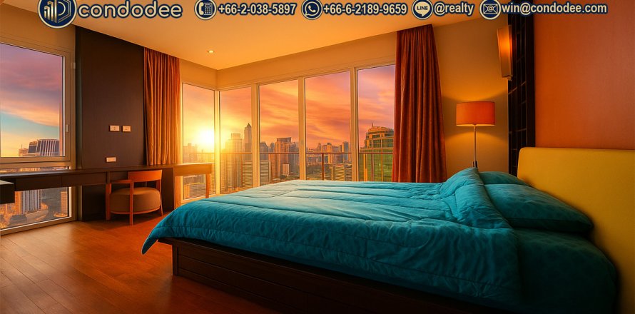 Condo à Watthana, Bangkok, Thaïlande, 2 chambres № 201222