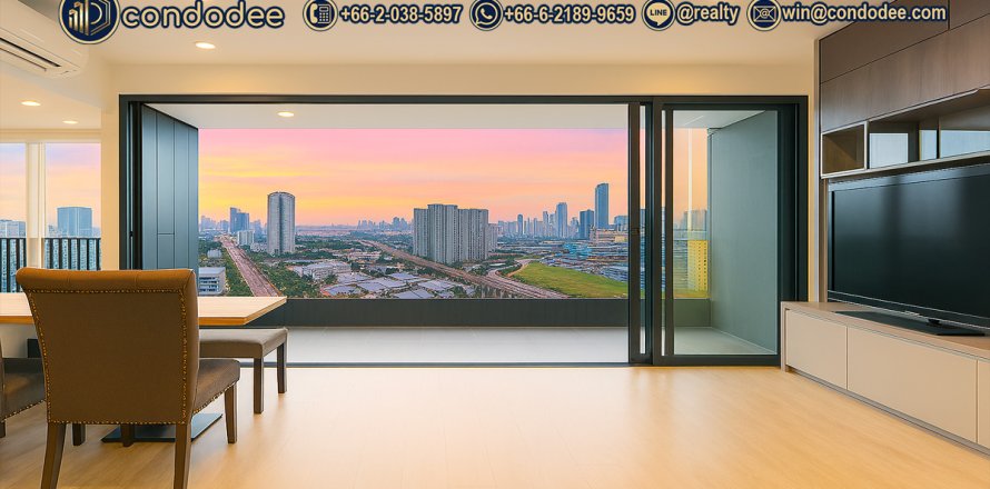 Condo à Huai Khwang, Bangkok, Thaïlande, 2 chambres № 201220