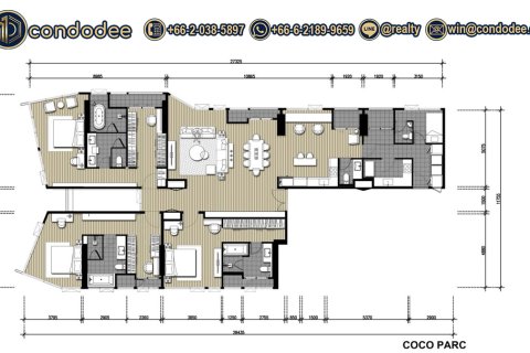 Condo à Khlong Toei, Bangkok, Thaïlande, 3 chambres № 201218 - photo 2