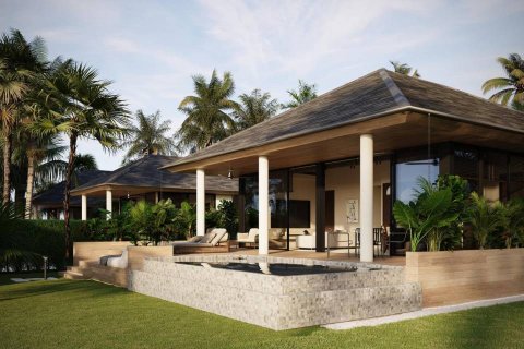 Вилла в Сураттхани, Таиланд с 2 спальнями  № 114059 - фото 1