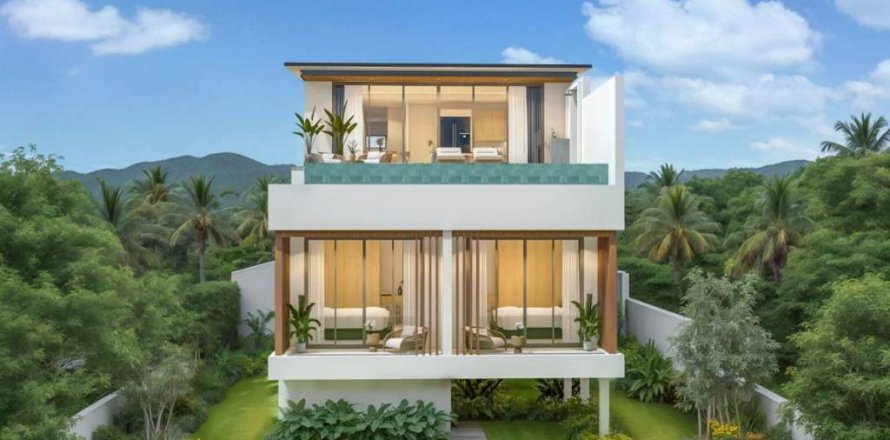 Villa à Ko Samui, Thaïlande 3 chambres № 114060