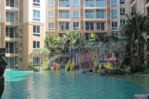 Condo sur Jomtien Beach, Pattaya, Thaïlande, 2 chambres  № 213970