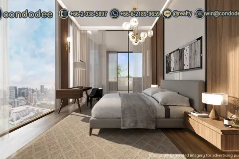 Condo à Bang Rak, Bangkok, Thaïlande, 4 chambres № 201177 - photo 3