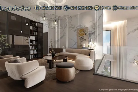 Condo à Bang Rak, Bangkok, Thaïlande, 4 chambres № 201177 - photo 7