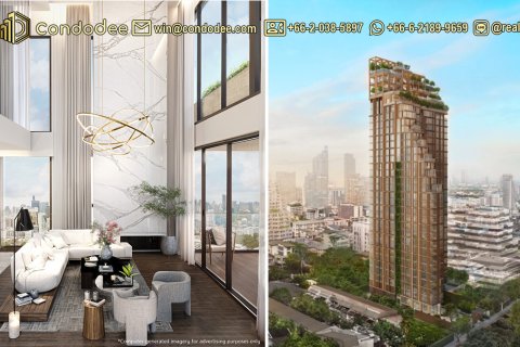คอนโดมิเนียมในบางรัก, กรุงเทพฯ, ประเทศไทย, 4 ห้องนอน № 201177