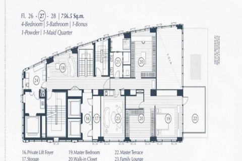 Penthouse in Bangkok, Thailand 4 bedrooms № 114507 - photo 2