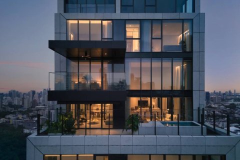 Penthouse à Khlong Toei, Bangkok, Thaïlande 4 chambres № 114507