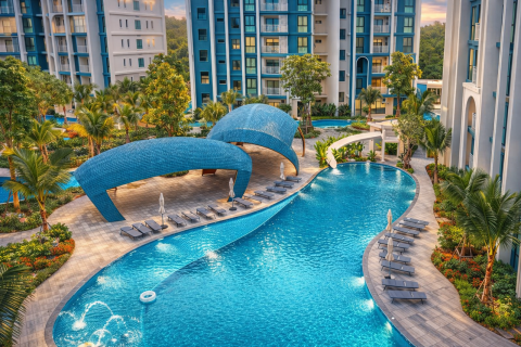 Квартира в Пхукете, Таиланд с 2 комнатами  № 150859